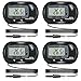 Thlevel Aquarium Thermometer LCD Digitalanzeige mit Saugnapf und Sonde für Reptilien Inkubator Aquarium Gewächshaus 4 Stück