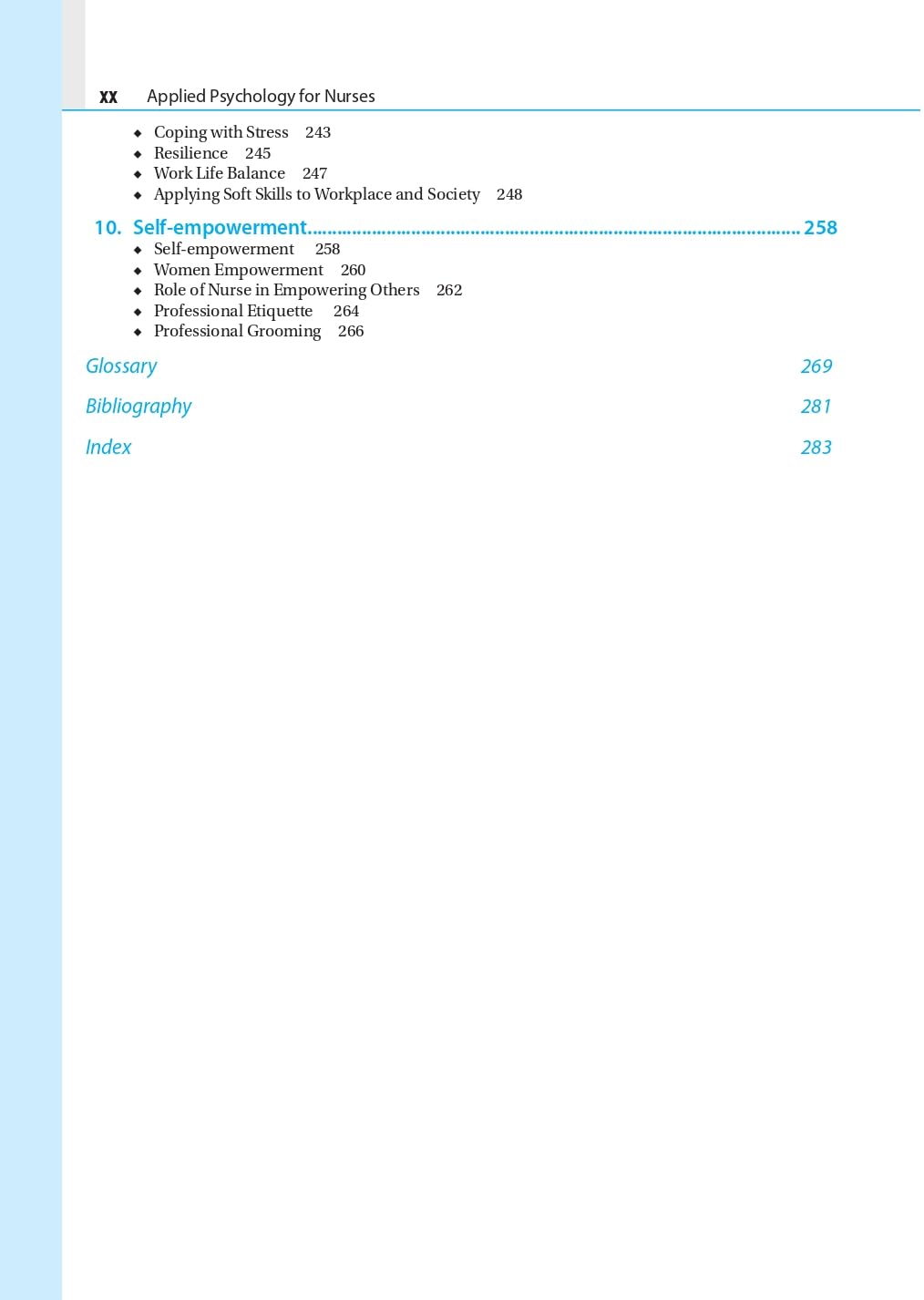 APPLIED PSYCHOLOGY FOR NURSES (SEMESTER I) 4