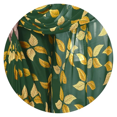 Image of MIRCHI FASHION Saree for Woman Chiffon Floral Printed | Lightweight Comfortable Daily Wear Women's Sari with Unstitched Blouse Piece (Available in 15 Colors)