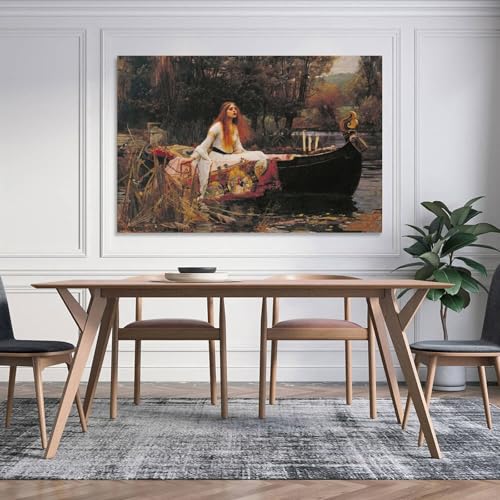 Toile de Shalott Waterhouse pour transformer un mur vide en galerie d'art
