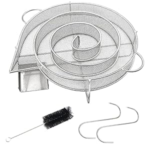 Ronde rookgenerator roestvrij staal cold smoke generator koude rookgenerator voor alle barbecue-rookapparaten (herbruikbaar)