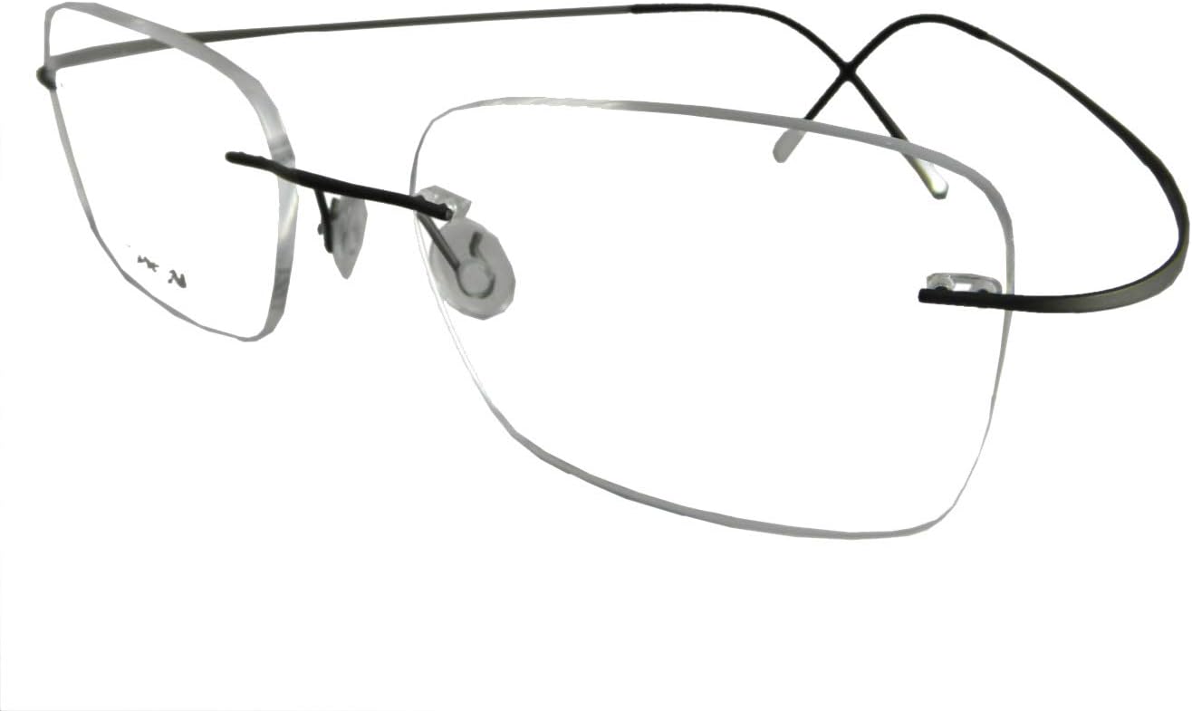 Rimless Titanium Eyeglass frames Men Hingeless Light weight 55-18-140