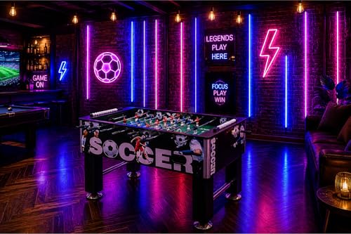 Image of STEP OVER Professional Legend Championship Full Size 55 inch Foosball Table ||Training Acadamy || Hotels || Resorts || Office || Co-Working Spaces || Aggressive Model 2026 Limited Edition