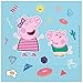 Procos- Tovaglioli Carta FSC compostabili Peppa Pig Star Shine (33x33cm, Triplo Velo), 20 Pezzi, Multicolore, Taglia Unica, 10201198