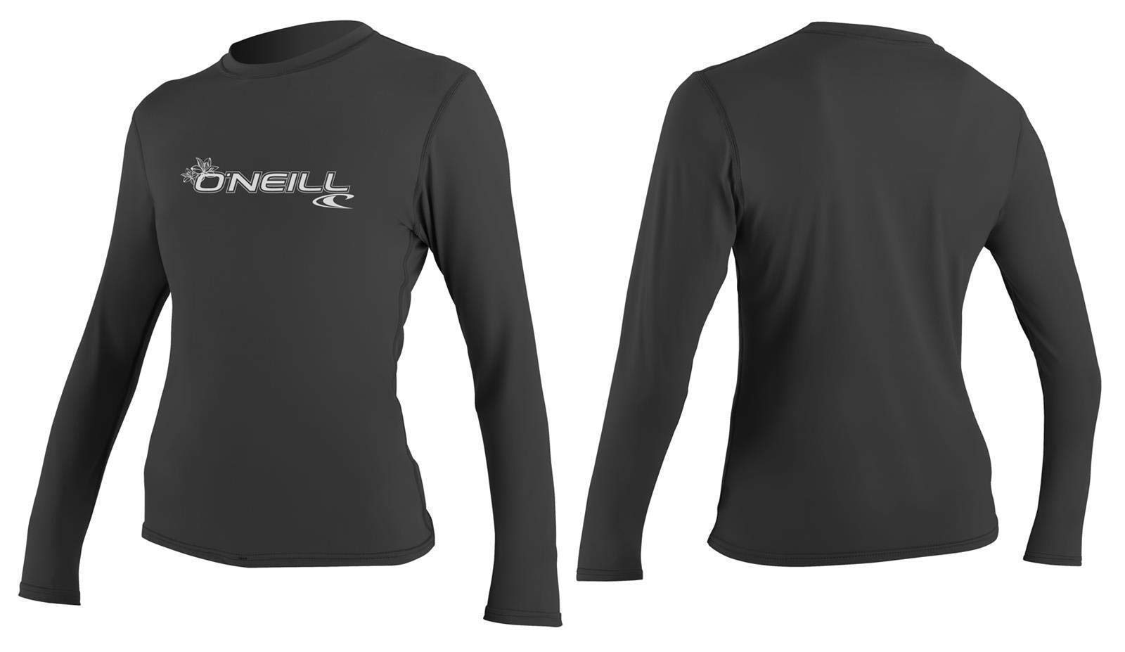 O'NEILL Wms Basic Skins L/S Rash Tee Rash Gilet Donna