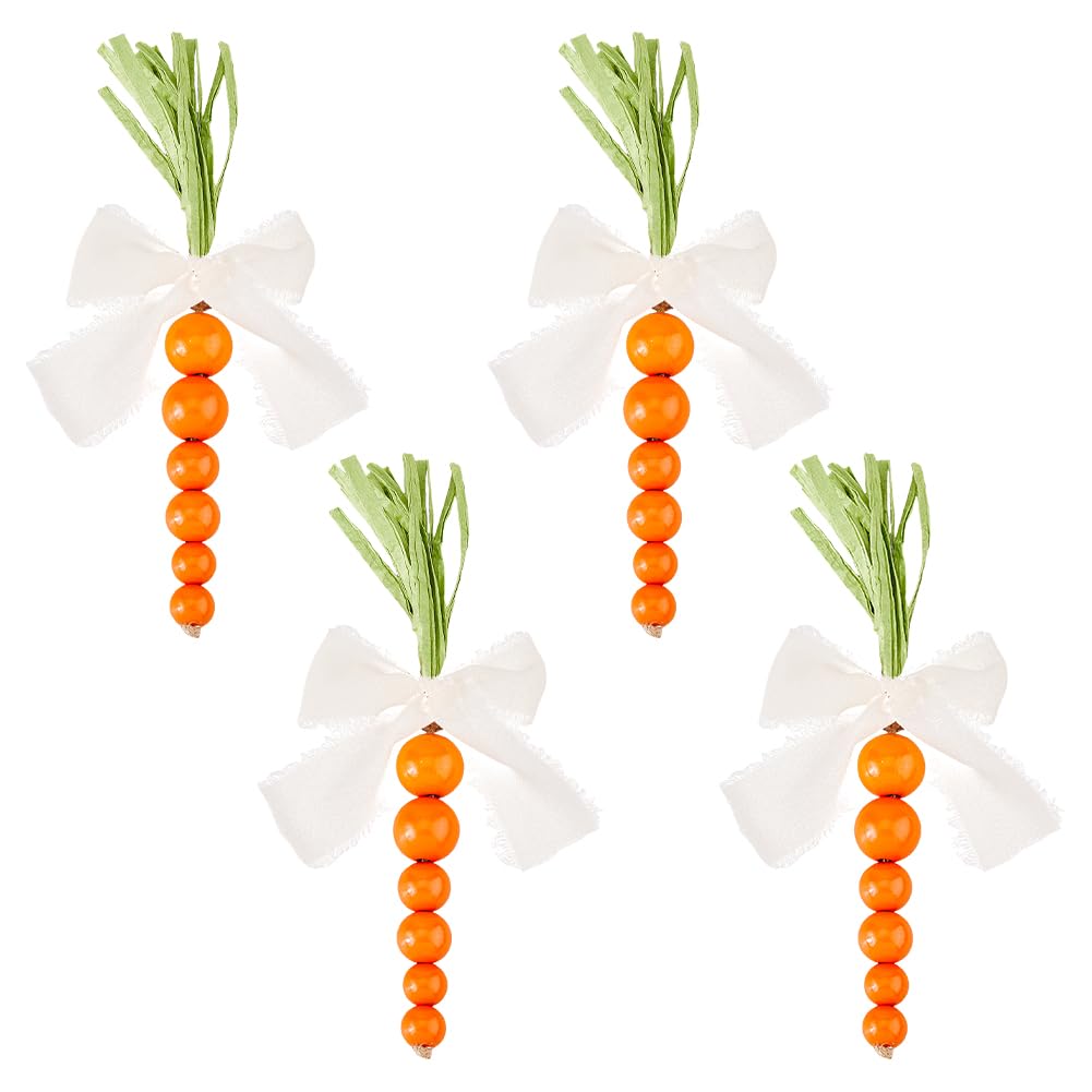 Carottes en bois pour centre de table de Pâques ornements champêtres