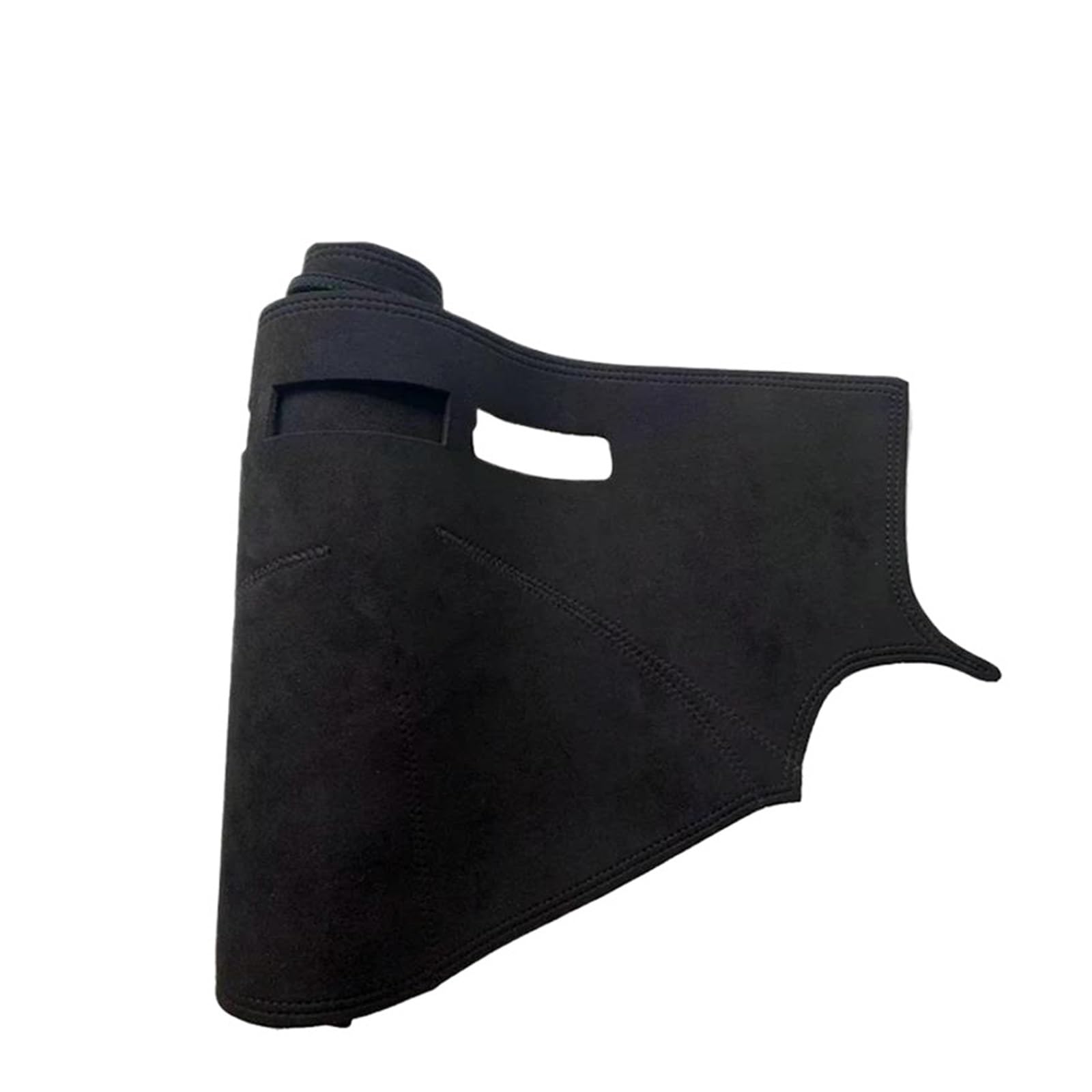 Tapis Tableau Bord intérieur Voiture Tapis Tableau Bord en Cuir Suédé pour Toyota pour Alphard pour Vellfire 20 AH20 2008-2014 Accessoires Voiture Pare-Soleil(Noir Complet,LHD)