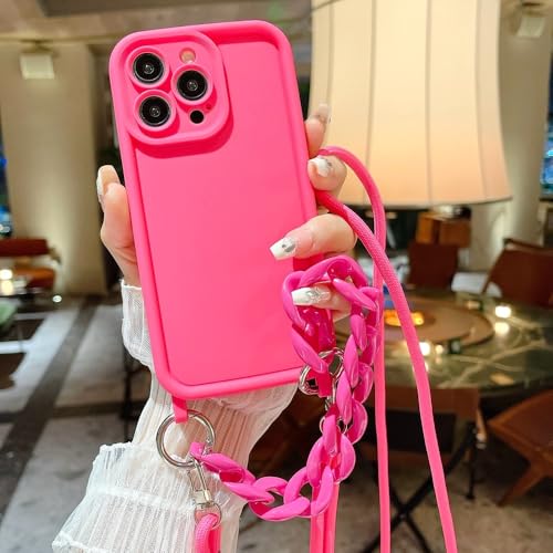 Housse silicone souple rose rouge compatible iPhone 15 14 13 12 11 Pro Max