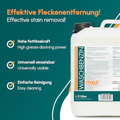 Waschbenzin INOX-LIQUIDSYSTEMS IX 200 5 Liter Kanister