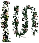 Weihnachtsgirlande Mit 50 LED-Lichtern - 1,8 Meter Tannengirlande Für Innen & Außen
