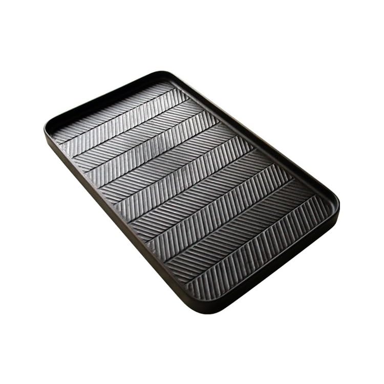 eexbz Tray Cherry Wood Black Lacquer Tray Japanese Handmade Wooden Dining Tray Hand Carved Tray Home Kitchen Dining Tray Serving Trays