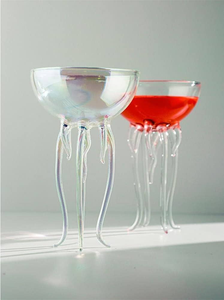 ライトニングアートグラス、リキュールグラスの中に