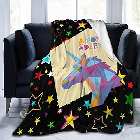 A For Adley Blanket Flannel Blankets Soft Cozy Lightweight Bed Decoration Blanket For Kids Boys Girls Men Women 60"X50" Cover