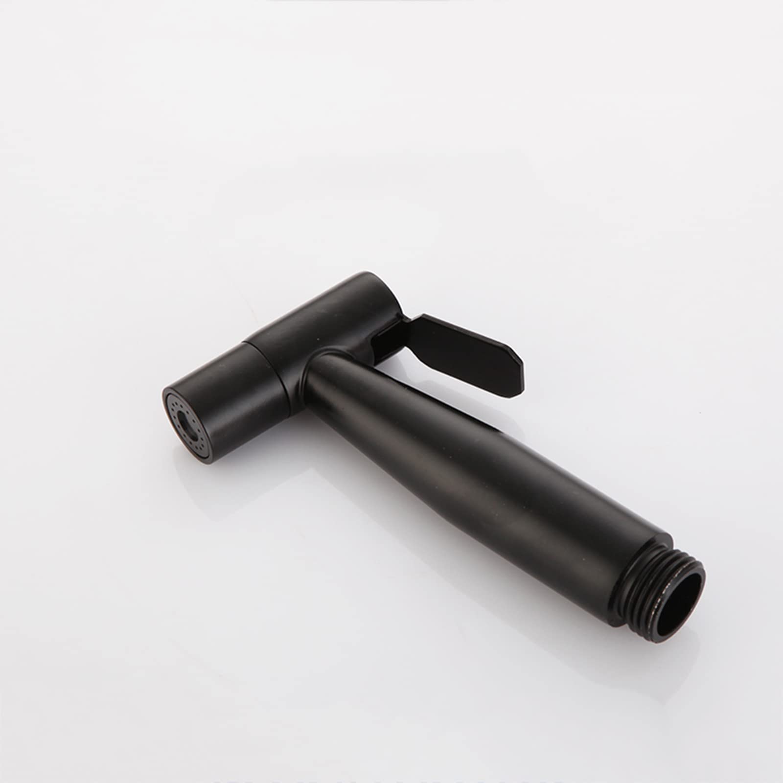 Ducha de mano para bidé de acero inoxidable negro con chorro regulable