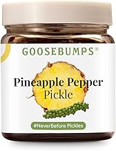 Goosebumps Pickles Pineapple Pepper Pickle | Ananus ka aachar | Exotic Indian Fruit Pickles | Innovative Pickles | Pickled Fruits | Less Oil Achar, 250 GMS