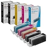 LD Products Compatible Ink Cartridge Replacements for PGI-280XXL CLI-281XXL Super High Yield 281 Ink Cartridges for Canon Printers (1 Pigment Black, 1 Black, 1 Cyan, 1 Magenta, 1 Yellow, 5-Pack)
