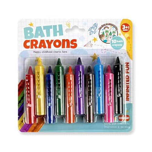 Cosaway Bath Crayons Toddler Bath Toys 10Packs