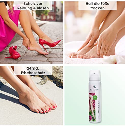 Fußdeo Saicara Foot Fresh & Silk Spray, 100 ml