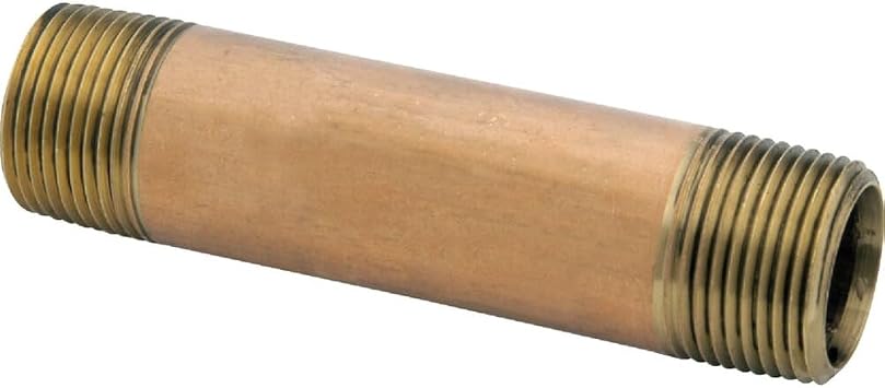 Anderson Metals 38300-1260 Red Brass Nipple, Lead Free, 3/4 x 6 In. - Quantity 1