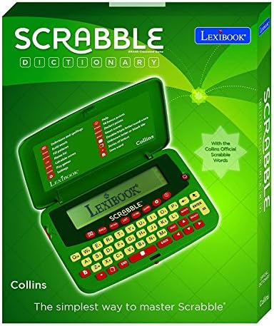 SCF-328AEN Deluxe Electronic Scrabble Dictionary Quick and easy access to the most recent database of over 276, 000 Scrabble authorised words, with spellcheck and definition function