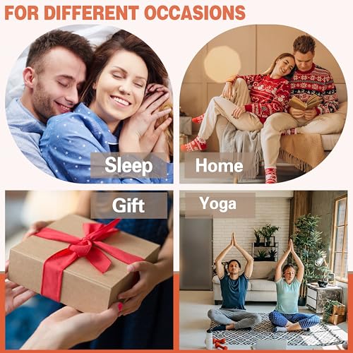 Image of Fuzzy Socks Fluffy Thick Warm Winter Soft Cozy Plush Sleep Home Fleece Cabin Soft House Socks for Women Men