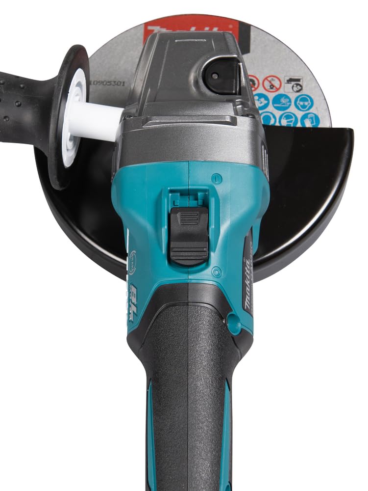 MAKITA AMOLADORA Angular INALÁMBRICA GA035GZ 150mm XGT, Aluminium, Petrolio (senza batteria, senza caricatore)