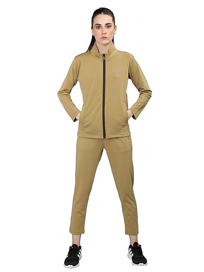 Women Sports Zipper Running Winter Track Suit