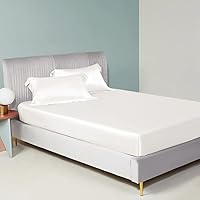 Vista 33 de Linenwalas - Sábana bajera de bambú, con bolsillo profundo, elástico y seguro, ropa de cama suave y refrescante perfecta para el cuidado de la piel