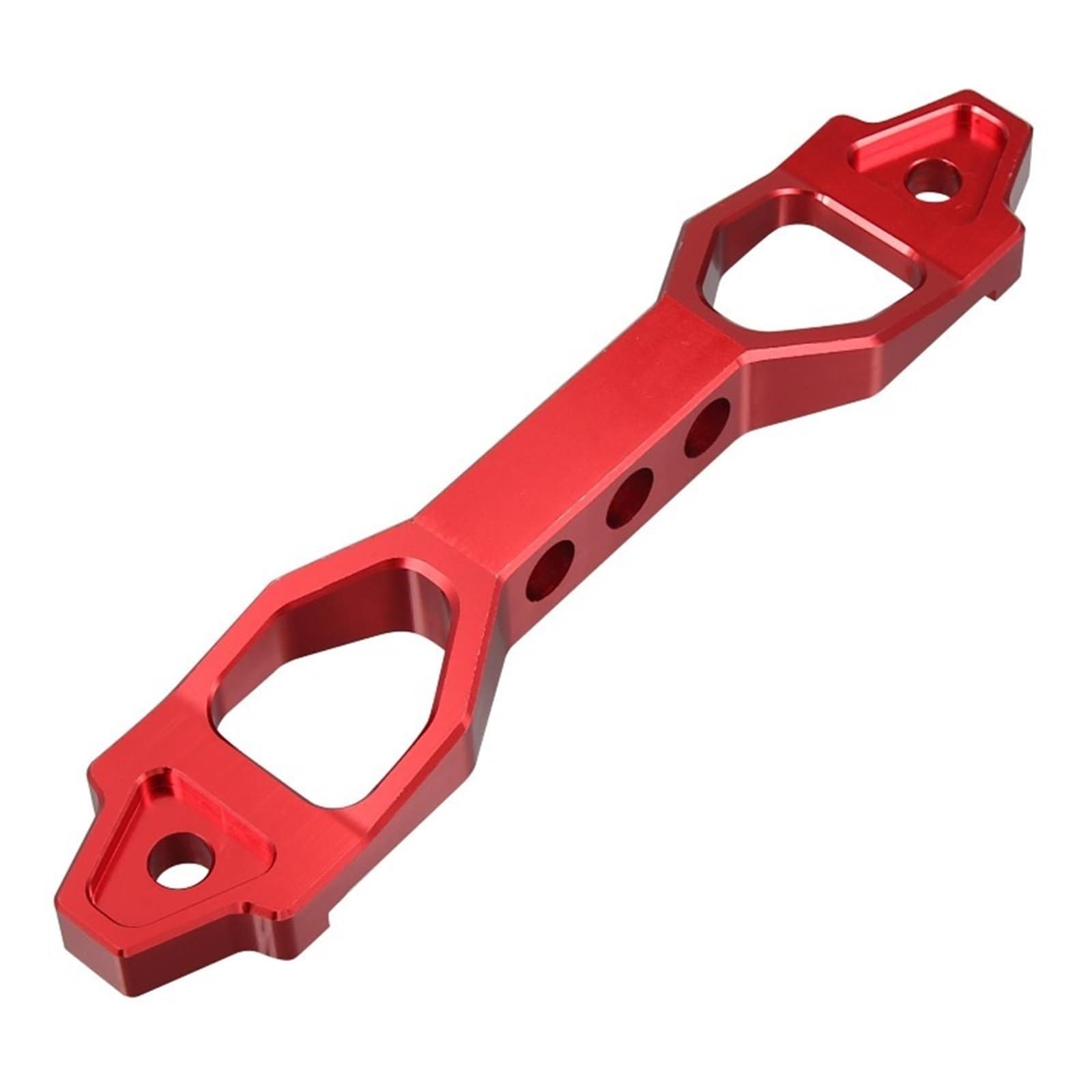 Pasuje do zacisku akumulatora ze stopu aluminium Uchwyt mocujący akumulator samochodowy EK EG 2025 A Zestaw 190 mm KFY Zestaw mocowań silnika(Long Red)