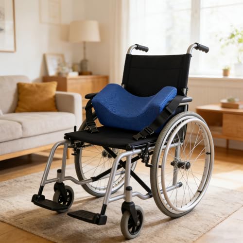 Maintien postural de qualité supérieure avec le coussin cervical IMIKEYA bleu - 6