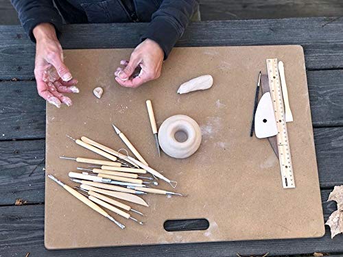 Penguin Pottery - Portable Clay Wedging Board With Built-In Handle - 18 In X 24 In - Wedging Board For Clay - Clay Board For Clay Crafts Arts Ceramics Pottery Tools #TOP2