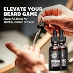 Out of Regz Beard Elixir - Premium Blend of 7 Oils for Thicker, Fuller Beard - Jojoba, Aloe, Coconut & Almond - Deep Moisturization for Beard Growth - Image 2