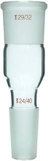 Deschem Lab Glass Enlarging Adapter,from Cone 24/40 to Socket 29/32 Joint