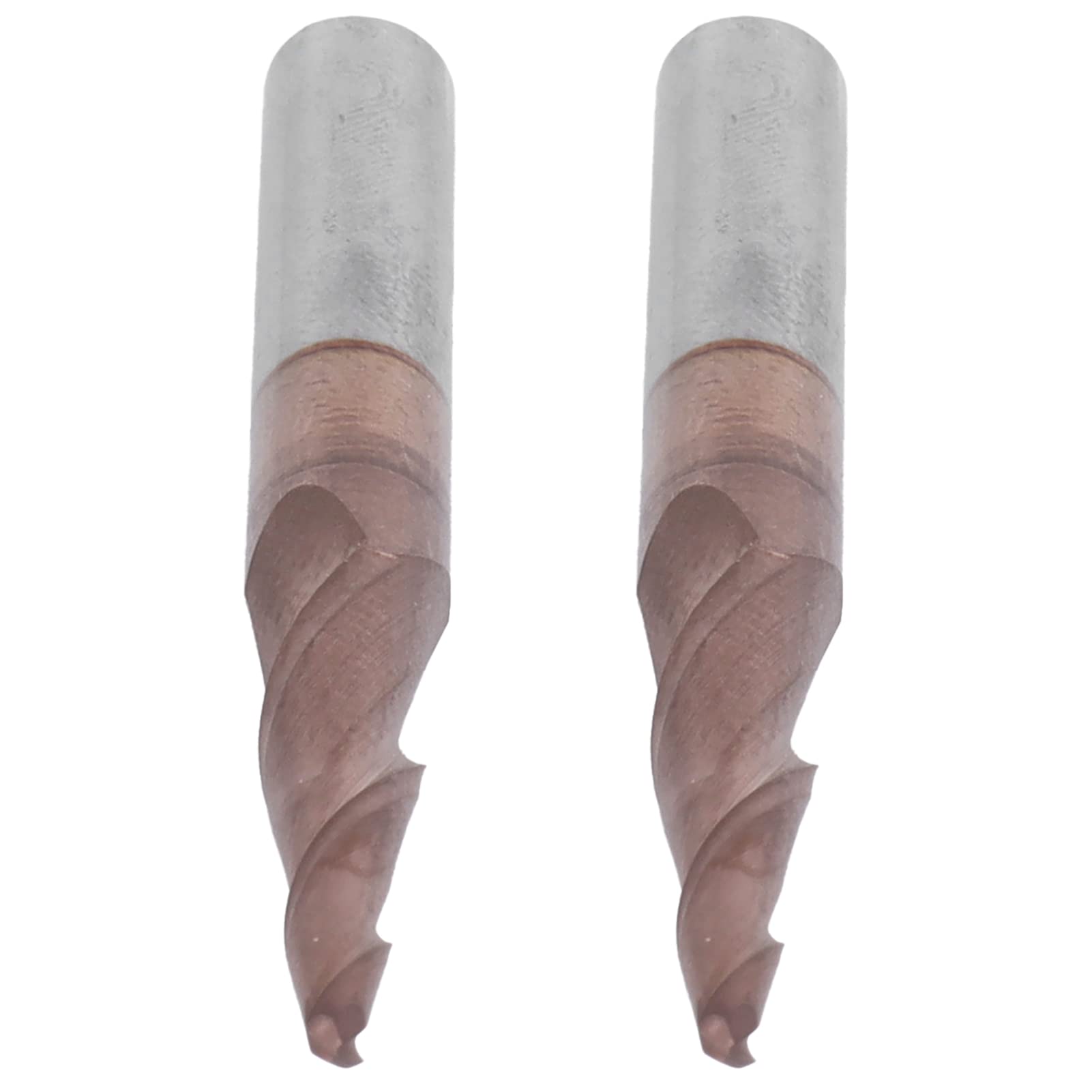 Fraise Cnc, Foret Fraise Bois, Fraise en bout conique Fraises en bout à bout sphérique conique à 2 flûtes pour la coupe de gravure