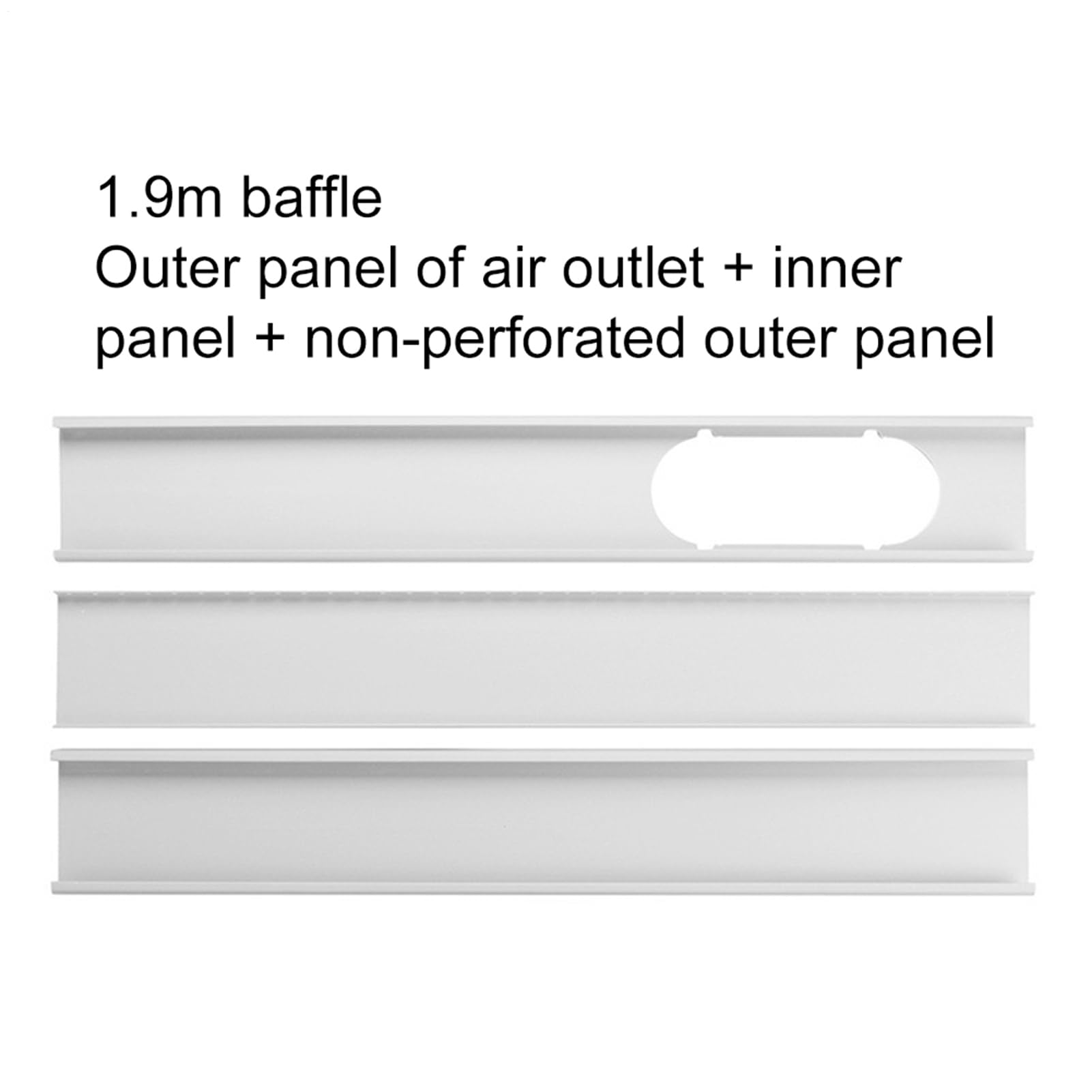 Kit de fenêtre de climatisation portable, adaptateur de tuyau d'évacuation de volet roulant, joint de fenêtre, adaptateur de tuyau d'évacuation, kit de purge AC réglable pour canaux