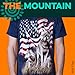 The Mountain Wolf Flag Adult T-Shirt, Blue, Large
