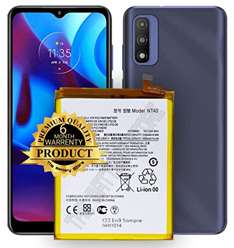 Image of THE BATTERY STORE Orignal Battery for Motorola Moto E20 (XT2155) Battery NT40 SB18D15207 Battery with 6 Months warrenty (for Moto NT40)
