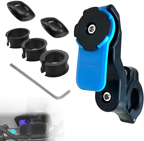 Miniatura 1 de Soporte de teléfono para motocicleta, soporte para manillar de motocicleta, soporte de teléfono para bicicleta, soporte para teléfonos inteligentes,