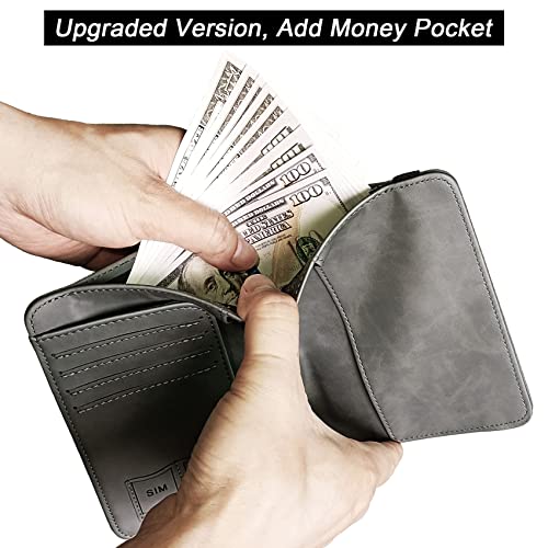 Image of Passport Holder for Travel Essentials, Passport Cover, Rfid Blocking Wallet | Travel Wallet, Leather, Passport Case, Travel Accessories, Vacation Luggage Must Haves, for Men Women