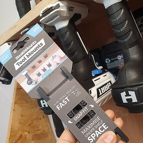 Porte-outils pour Hart 20v bleu StealthMounts support de fixation murale d'outillage - 3