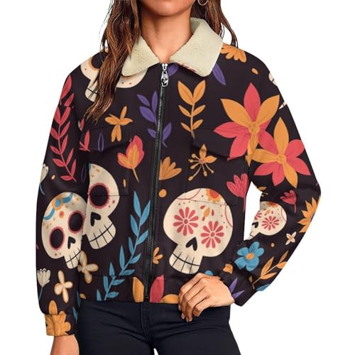Veste polaire femme crâne en sucre pour ne plus jamais avoir froid
