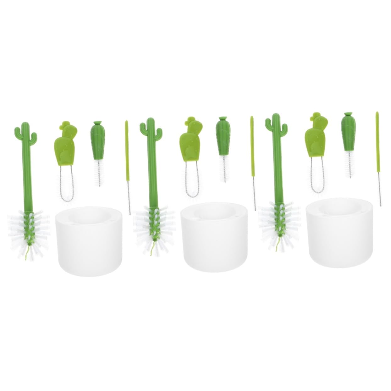 Baluue 3juegos Cepillos De Limpieza para De Botellas y Biberones Cepillo para Ranuras y Limpiador De para Cocinas y Accesorios De Bebés Diseño y Multiusos