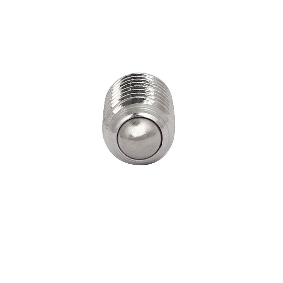 sourcing map M8x12mm Tornillo Prisionero de muelle de acero inoxidable 304 con punta de bola hexagonal 10pcs