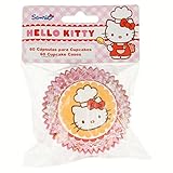 Desechables Stor 77902 - Set de 60 cápsulas para Cupcakes estándar, diseño Hello Kitty, en Bolsa