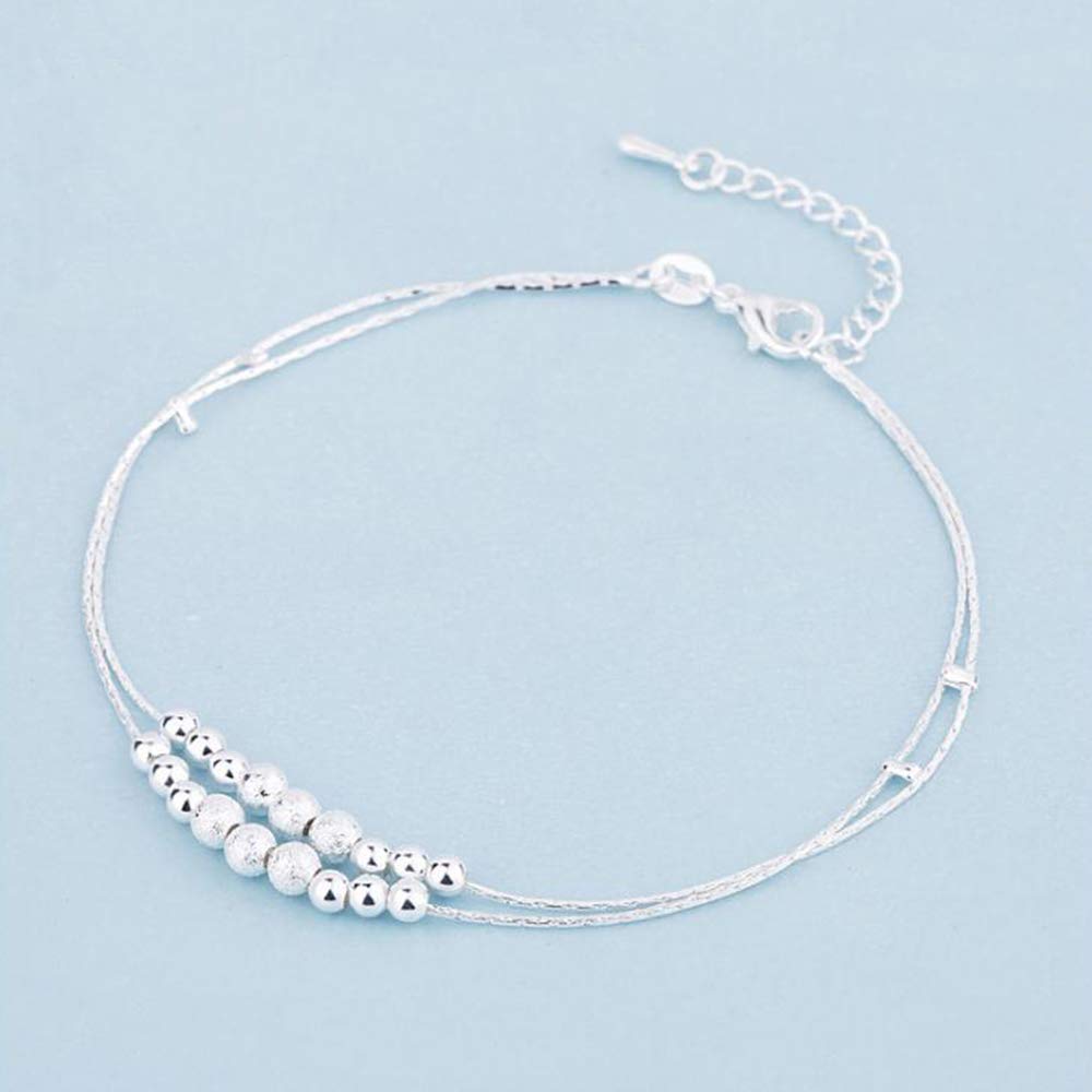 Knöchelarmband Perlen -Fußkette für Frauen Mädchen tägliche Schmuckstücke kreativer und exquisiter Verarbeitung Ausgezeichneter Qualität praktisch