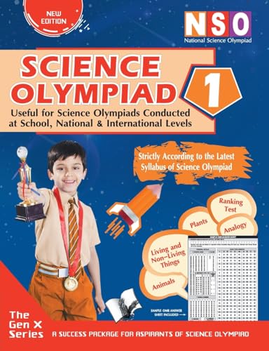 National Science Olympiad - Class 1 with CD: Theories with Examples, Mcqs and Solutions, Previous Questions, Model Test Papers