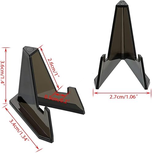 Vista 48 de Hipiwe - Soporte de caballete de acrílico transparente para exhibir monedas, Air-Tite, monedas, relojes de bolsillo, cápsulas, medallas