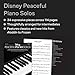 Disney Peaceful Piano Solos | Intermediate Piano Sheet Music Book | 34 Calming Disney Songs for Relaxation and Performance | Piano Songbook for Adults, Students, and Music Teachers
