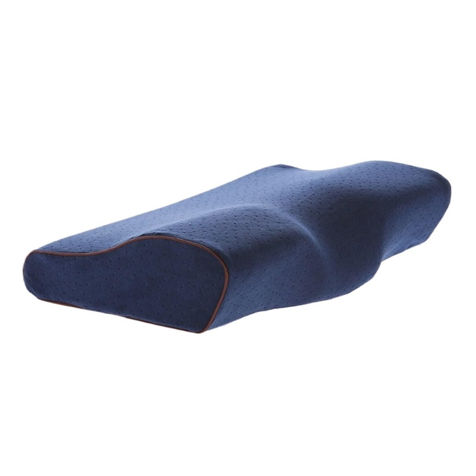PJFCEWFDGX Memory Foam Pillow Summer Ice Silk Shape Slow Rebound(Blue)