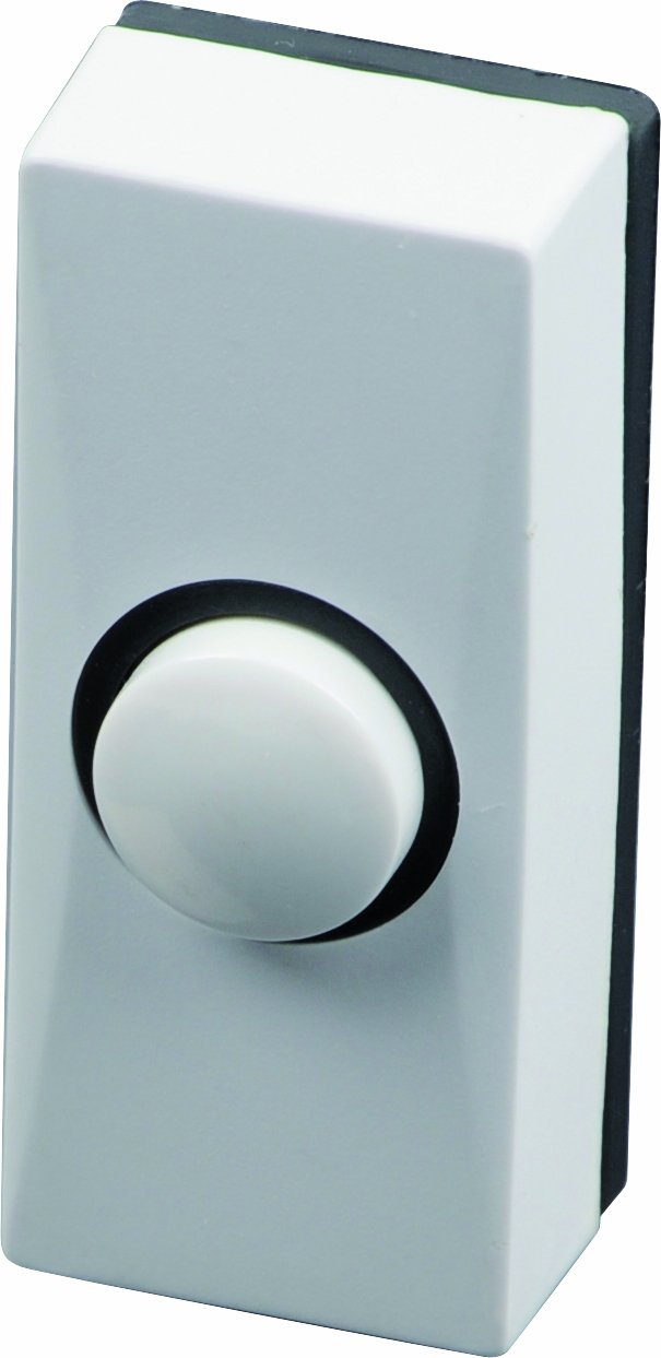 SCS Sentinel - CAC0023 - Bouton Poussoir Non Lumineux Filaire - Sonnette Extérieure Électrique pour Carillon - Alimentation 12-​24V - Résistant aux Intempéries (IP44 - PushBell 7900